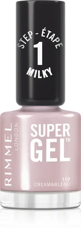 Rimmel Super smalto gel per unghie senza lampada UV/LED colore 110 Cream & Blend 12 ml