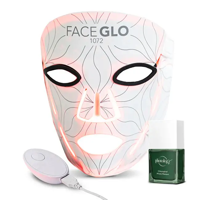 Rio-beauty Maschera facciale LED FaceGLO 1072