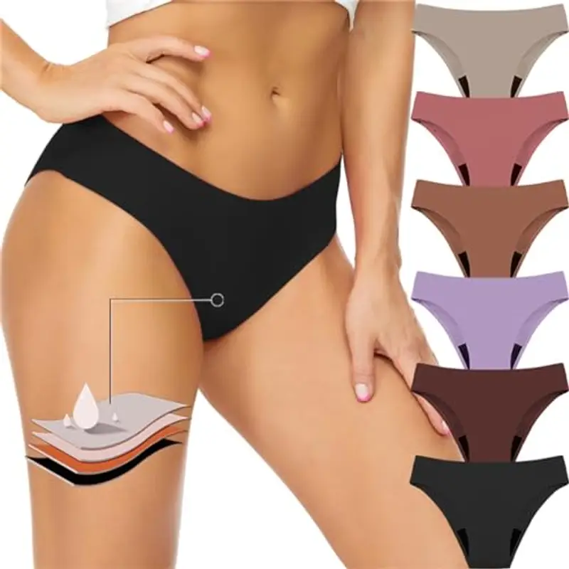 riou Costume da Bagno Mestruale Donna Bikini a Vita Alta