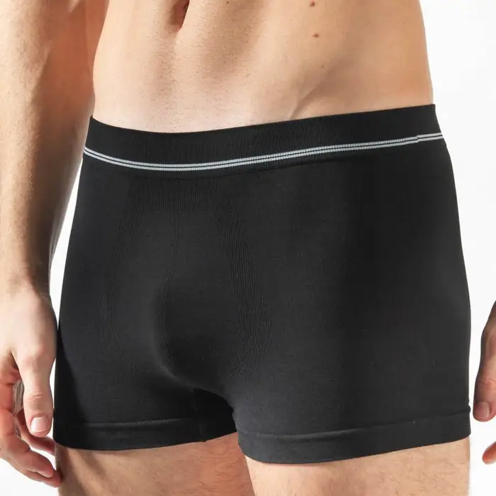 Risalti Boxer soft touch in bamboo 304 da uomo grigio melange