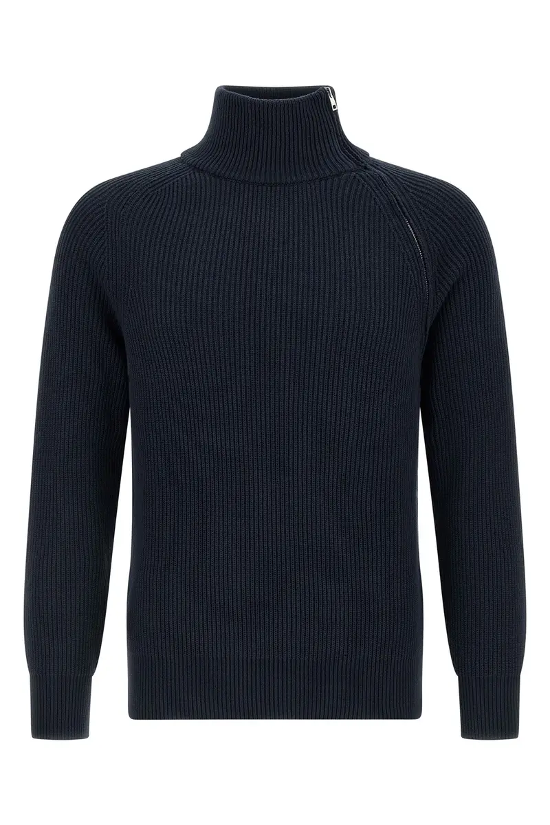 RIVIERA PROJECT Maglione Zip Blu