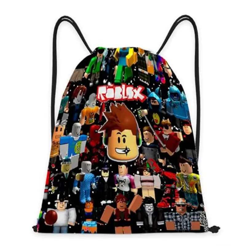 PYTRARTY Rob-lox sacca sportiva?Rob-lox sacca palestra?Rob-lox sacchetta sportiva?Rob-lox Zaino con coulisse?Rob-lox Sacca Bambino?Adatto a