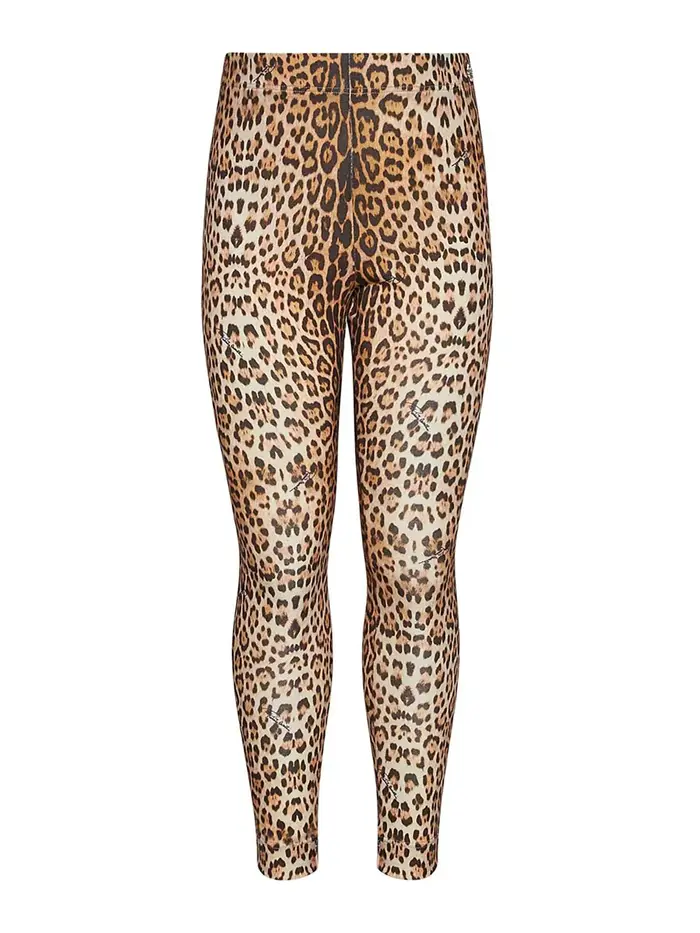Roberto Cavalli Leggings Con Stampa Marrone