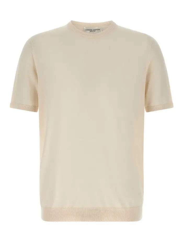 Maglione di cotone Beige