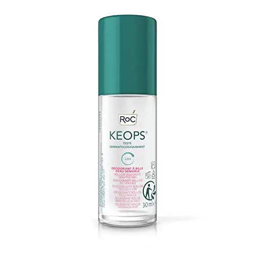 RoC KEOPS Deodorante Roll-On 48 Ore - Antitraspirante Senza Alcool e Profumo - Crema Deodorante Ascelle