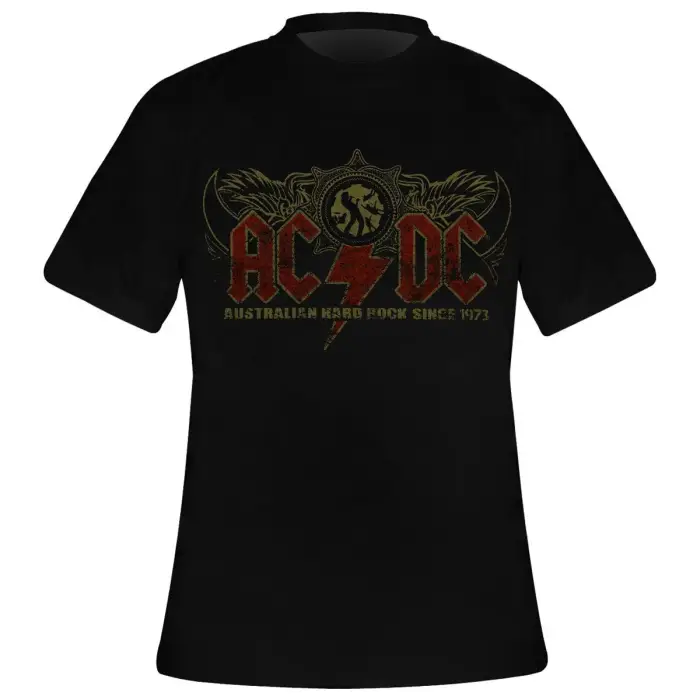 T-shirt Rock à Gogo Ac/dc - Oz Rock Noir