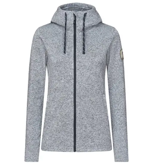 Rock Experience Berna M. Hoodie W - felpa in pile - donna Grey
