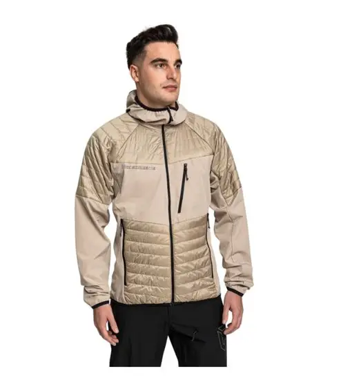 Rock Experience Blackstone Hoodie Hybrid - giacca ibrida - uomo Light Brown