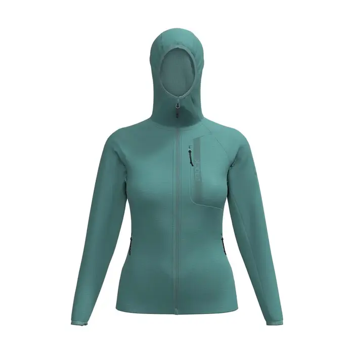 Rock Experience Felpa In Pile Arrows 2 0 Hoodie Oil Blue Donna Blu