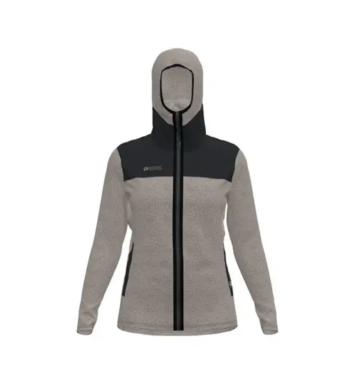 Rock Experience Savoonga 2.0 Hoodie W Fleece - felpa in pile - donna Grey