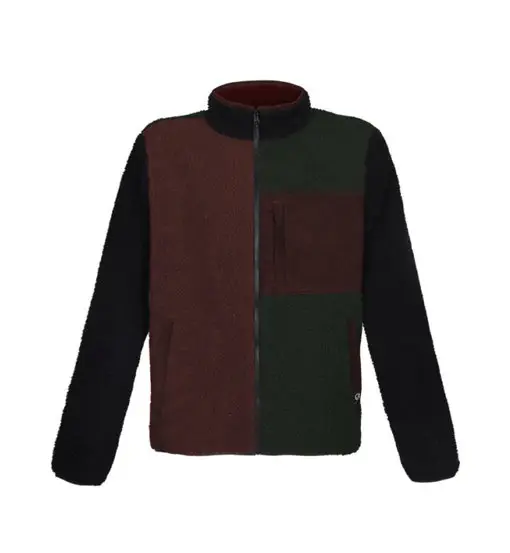 Rock Experience Takotna Mock N Fz Fleece - felpa in pile - uomo Dark Red