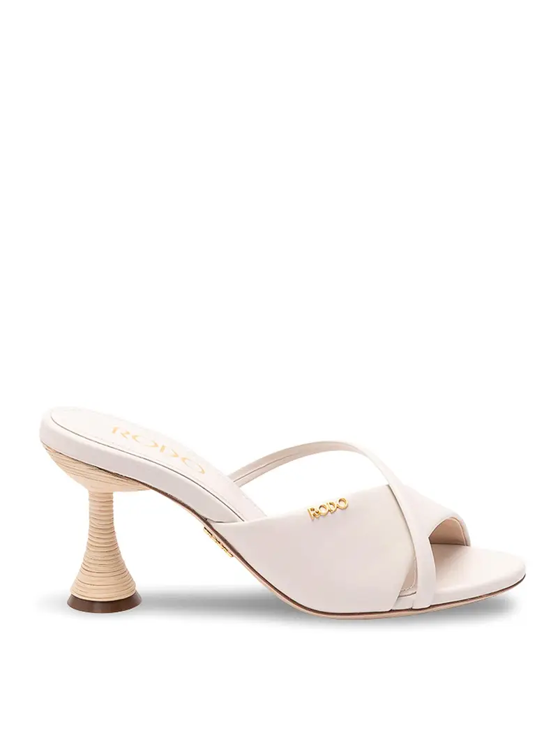Rodo Sandali con tacco Beige 4398818