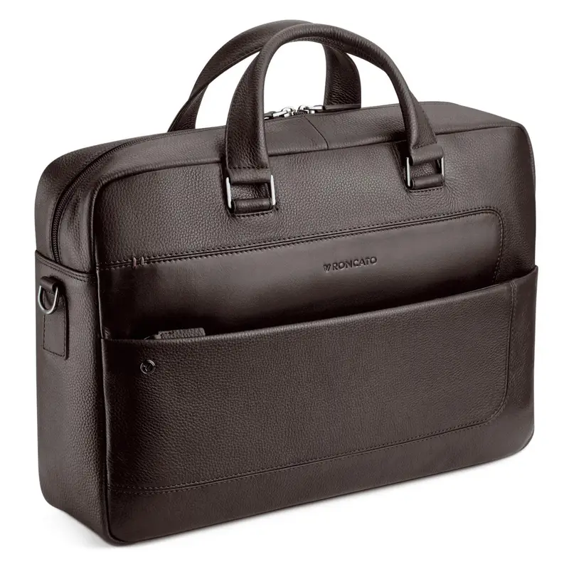 Roncato Alaska Borsa Porta Computer Porta Pc 15.6 - 42x30x10 Cm - Mogano