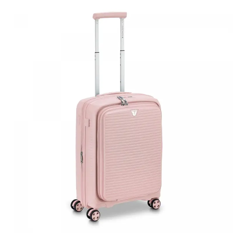 Roncato Arcade Dlx Trolley Bagaglio A Mano 55x40x23/27 Cm Espandibile - Rosa Pastello
