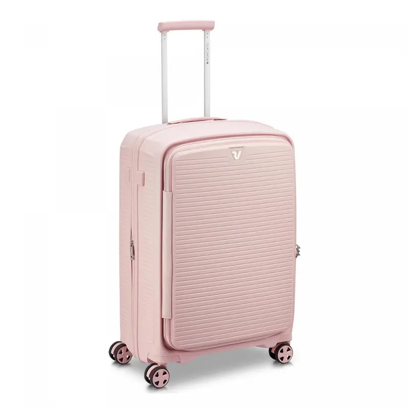 Roncato Arcade Dlx Trolley Medio 67 Cm Espandibile - Rosa Pastello