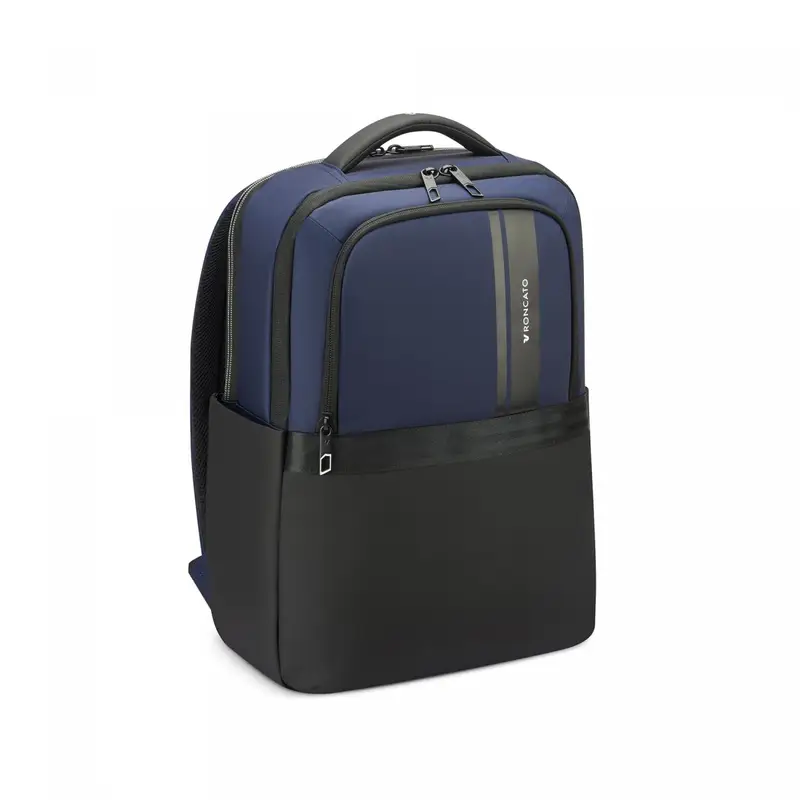 Roncato Metropolitan Travel Zaino Da Lavoro Porta Pc 15.6 - 41x29x14 Cm - Blu Notte