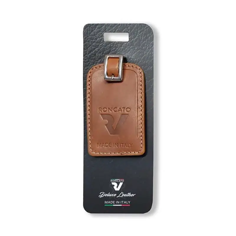 Roncato Portaindirizzo in Pelle Bovina Italiana Marrone