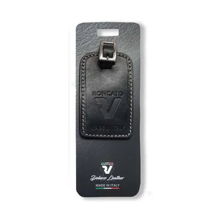 Roncato Smart Travel Portaindirizzo Completo Pelle - Nero