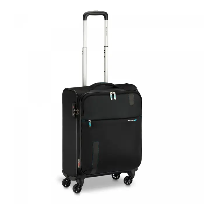 Roncato Speed Trolley Bagaglio A Mano 55x40x20/23 Cm Espandibile - Nero/zaffiro