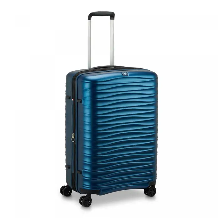 Roncato Wave Dlx Trolley Medio 65 Cm Espandibile - Denim