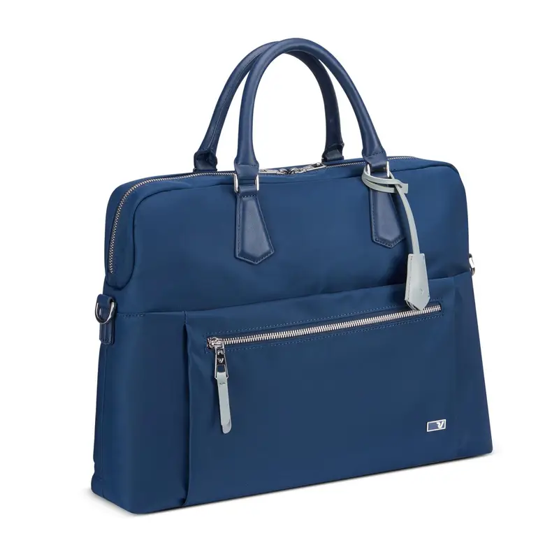Roncato Woman Biz Borsa Porta Computer Porta Pc 15.6 - 42x30x10 Cm - Blu Navy