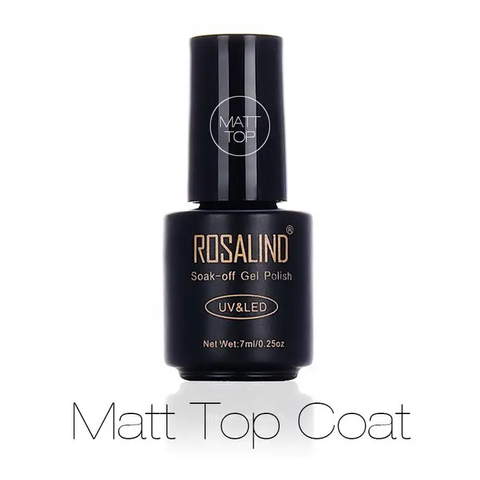 ROSALIND 7ML Gel smalto per unghie Base Top Coat per lampada UV/LED Nail Art 1pcs