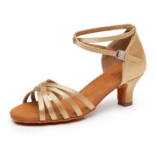 Rosefinch Scarpe da Ballo Latino per Le Donne Scarpe da Ballo Professionale Partito di Ballo Salsa Scarpe da Ballo di