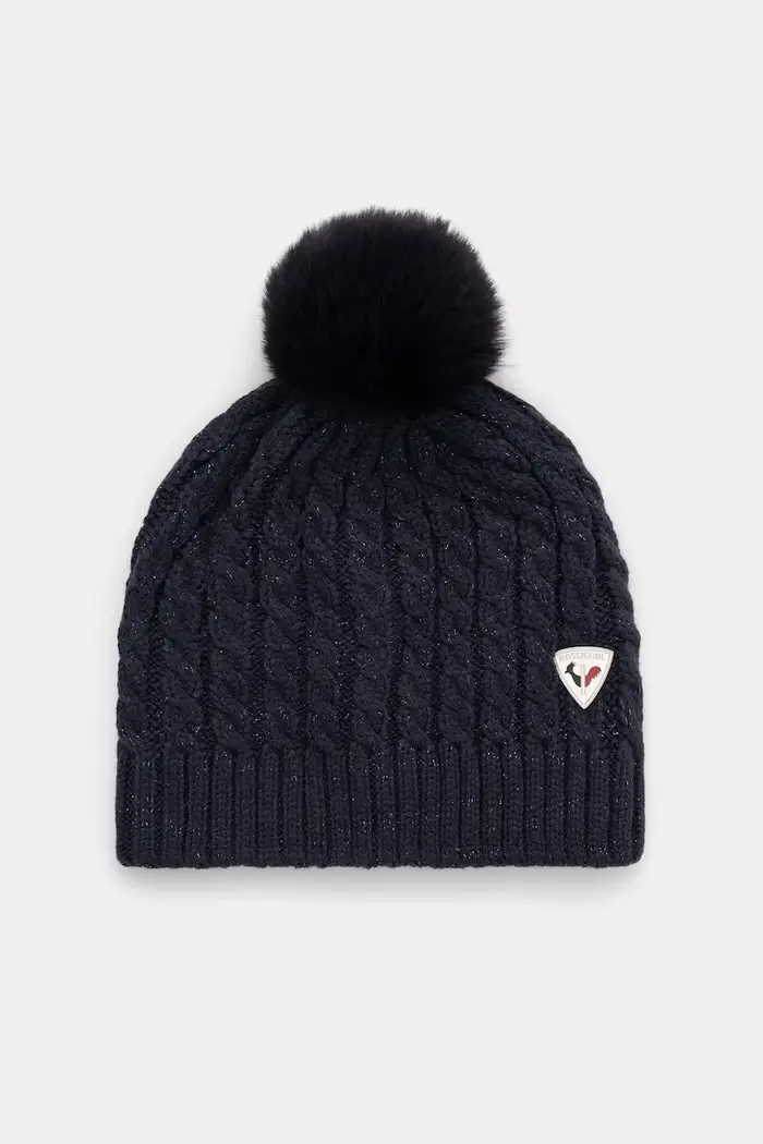 Rossignol cappello con pompon da donna Blu navy