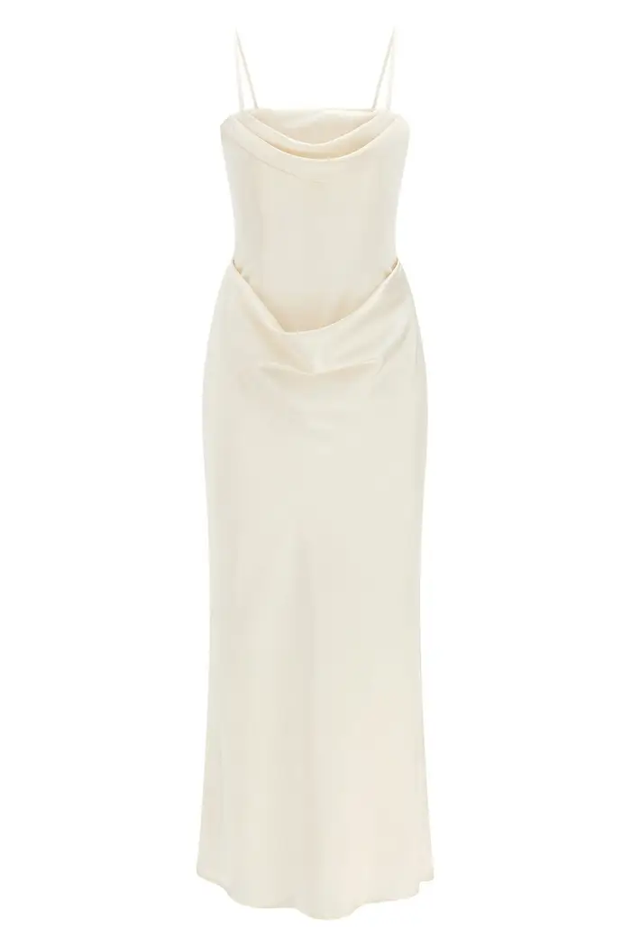 ROTATE BIRGER CHRISTENSEN Abito Corsage Long Bianco