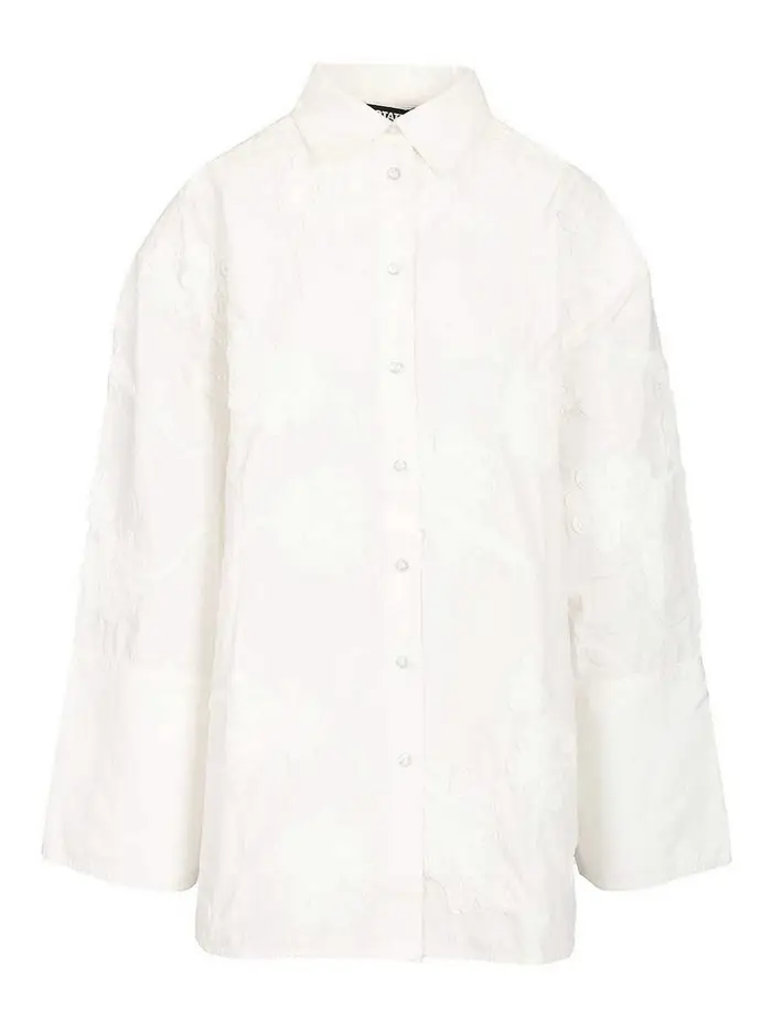 Rotate Birger Christensen Camicia oversize Bianco