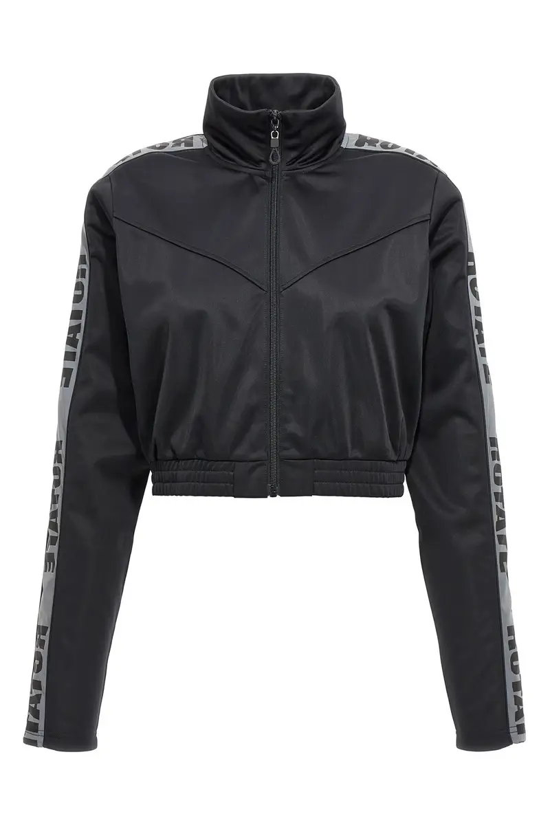 ROTATE BIRGER CHRISTENSEN Felpa Cropped Capsule Sunday Nero