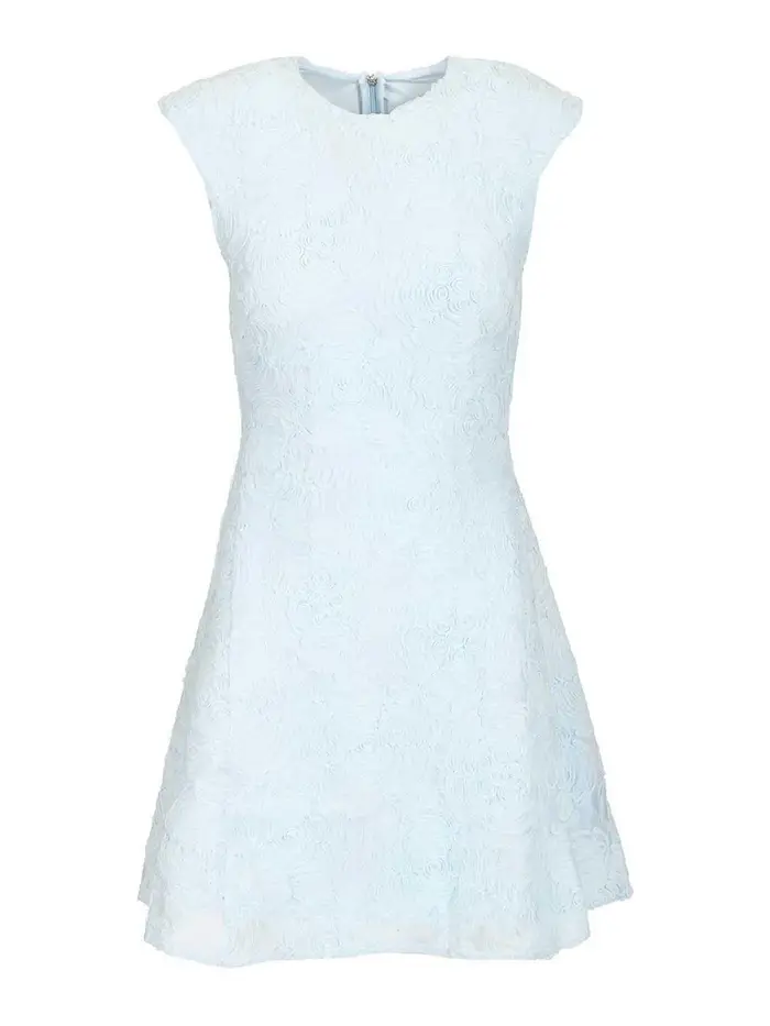 Rotate Birger Christensen Miniabito in rete Azzurro