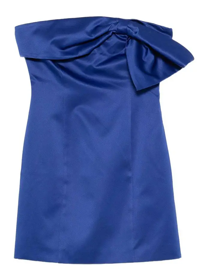 Rotate Birger Christensen MiniVestito senza spalline Blu