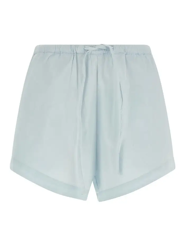 Rotate Birger Christensen Pantaloncini in popeline Azzurro