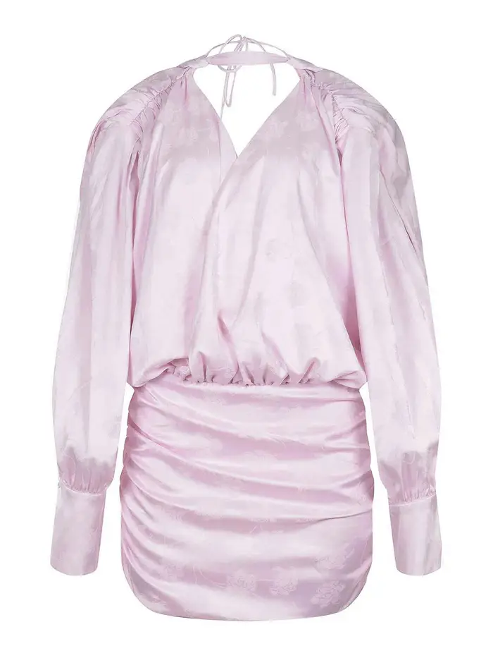Rotate Birger Christensen Vestito realizzato in misto poliestere Color Carne E Neutri