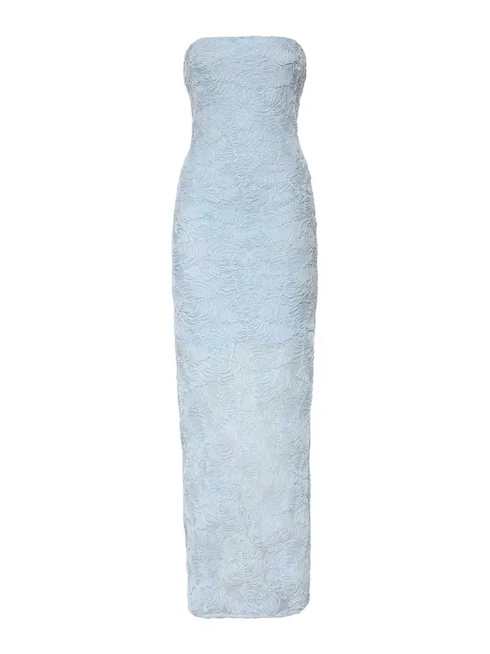 Rotate Birger Christensen Vestito tubino in rete Blu