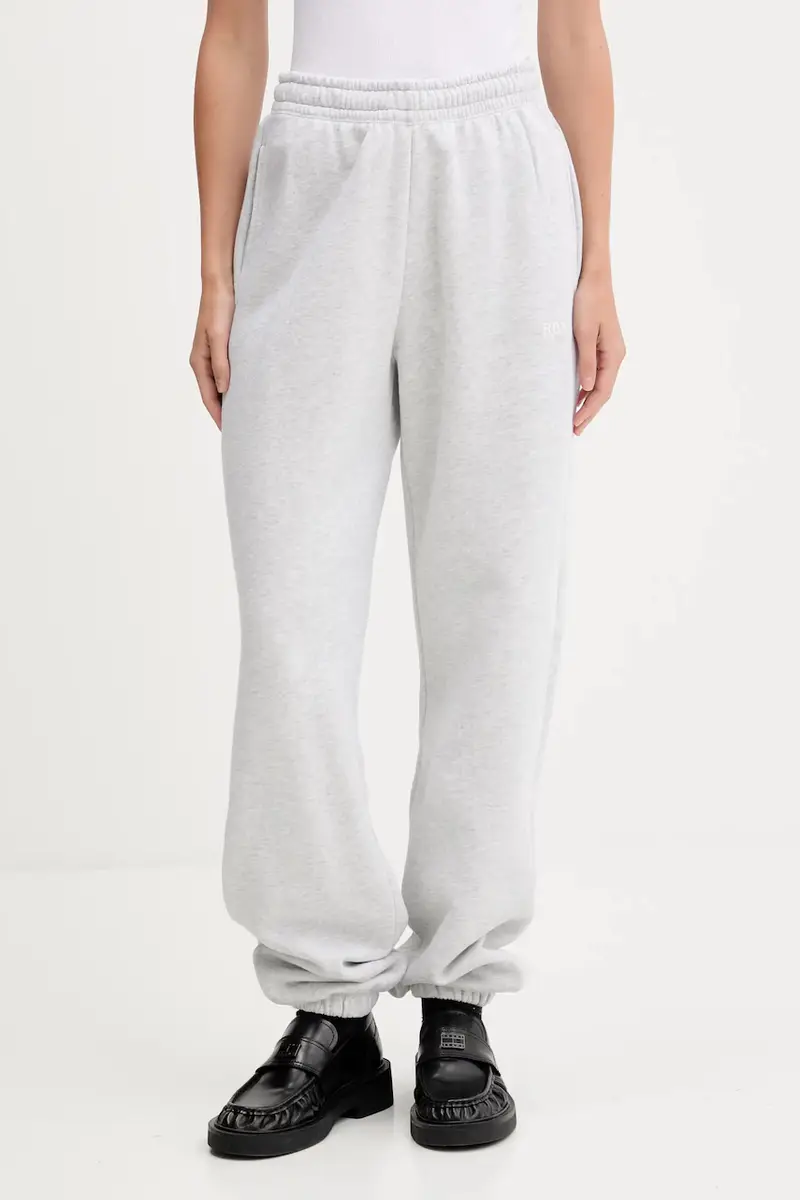 Rotate pantaloni della tuta di cotone colore grigio 1134281473