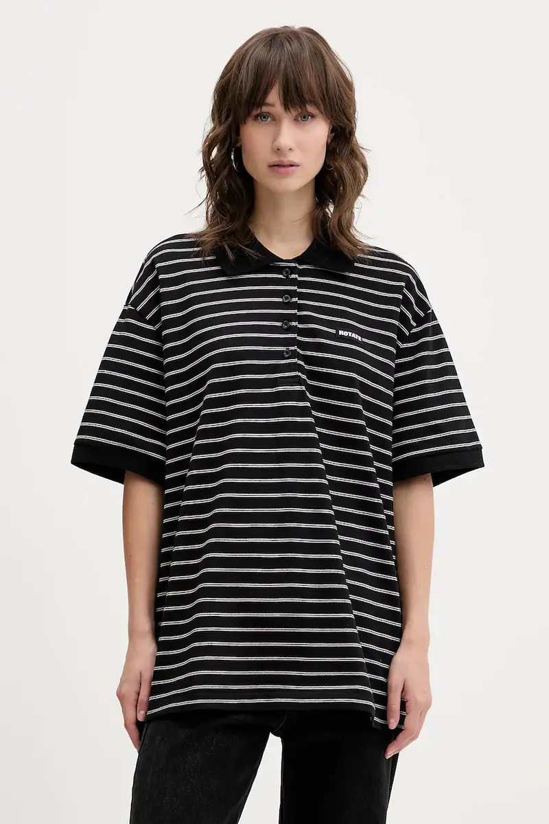 Rotate Polo Donna Nero 3842483