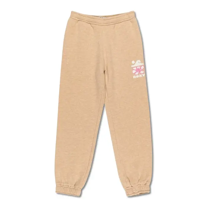 Pantaloni da jogging per ragazza Roxy Surf Feeling Brushed Beige