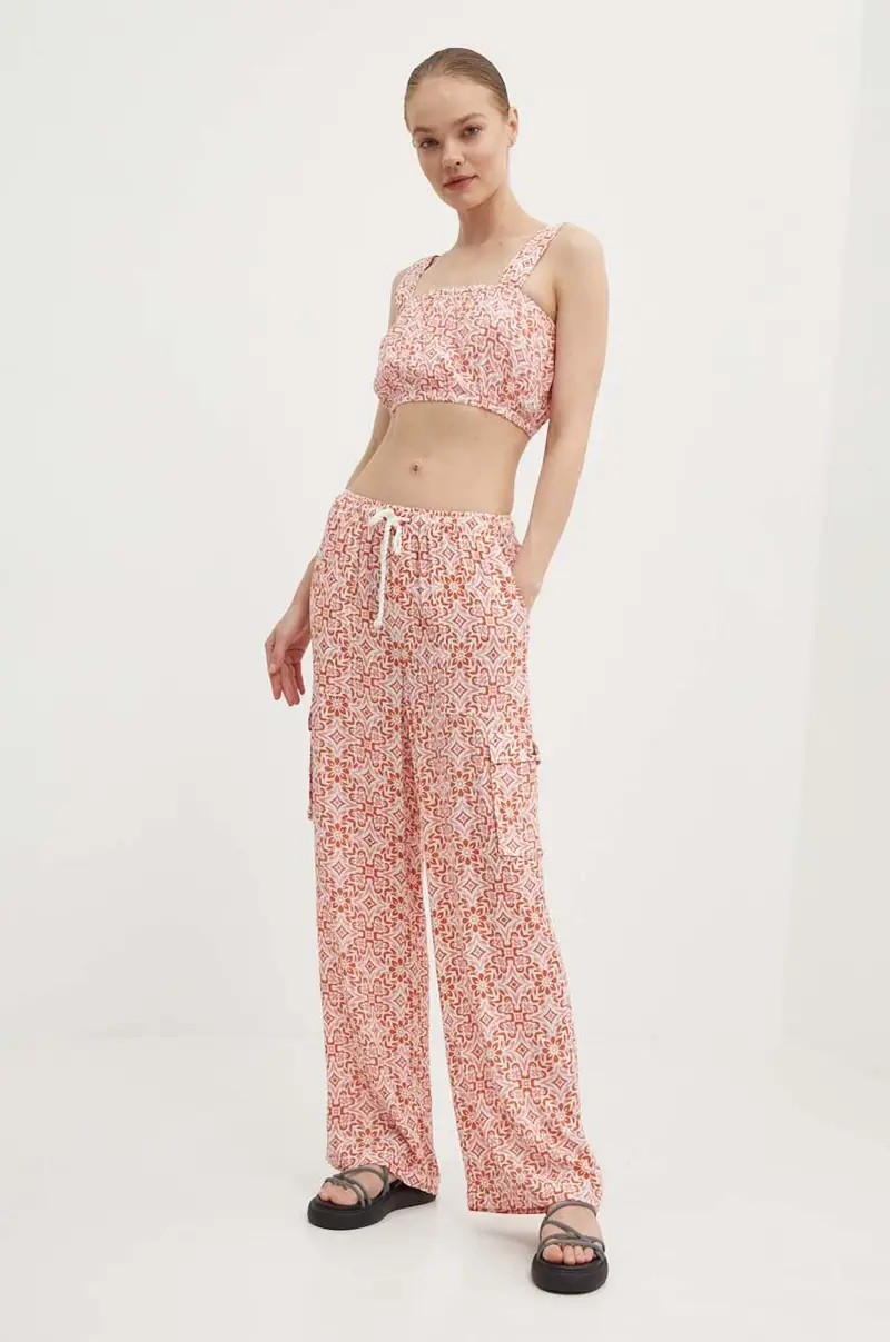 Roxy pantaloni PRECIOUS donna colore arancione ERJNP03562