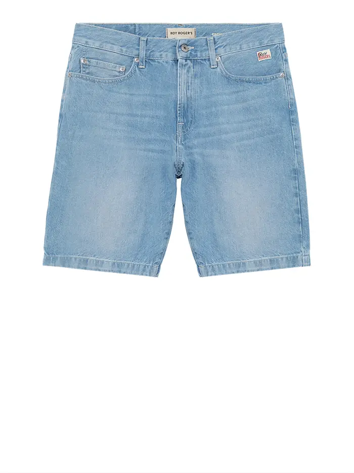 bermuda jeans roy rogers da uomo - denim
