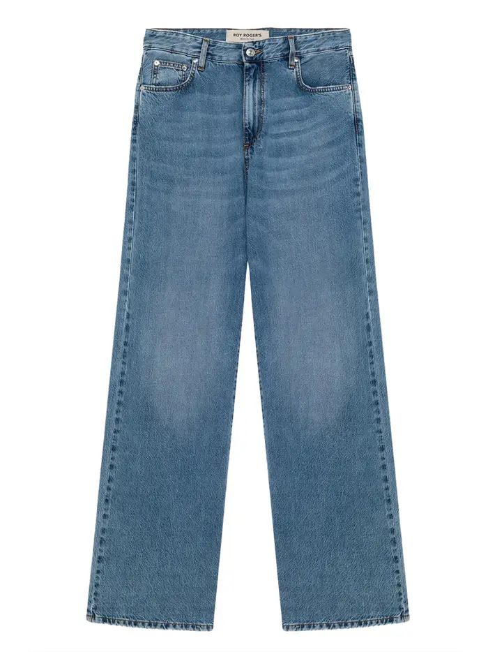 jeans wide roy rogers da donna - denim