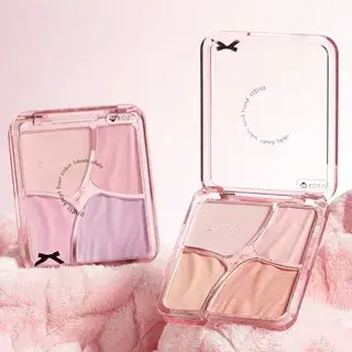 ROZO Angel Quad Blush Palette - 2 Types Pink - 7 6g