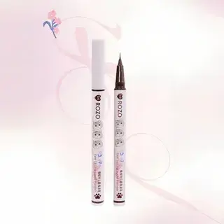 ROZO Cat Print Fine Longwear Liquid Eyeliner - 5 Colors L01# Starry Black - 0 6ml