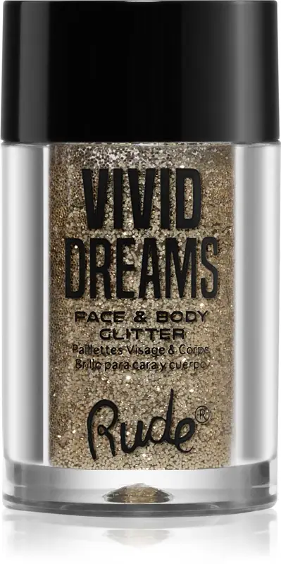 Rude cosmetics Vivid Dreams glitter per viso e corpo colore Visionary 2, 7 g
