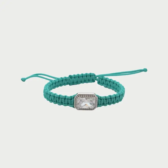 RUE DES MILLE Bracciale Stone Tessuto Intreccio