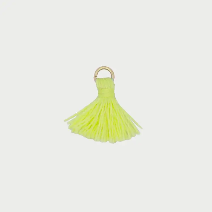 RUE DES MILLE Charm Nappa Giallo Fluo - Charmbar
