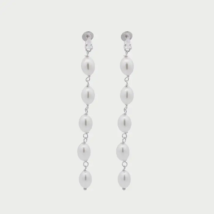 RUE DES MILLE Coppia Di Orecchini Pearl Cascade
