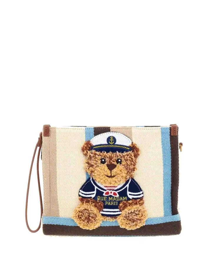 borsa pochette rue madam da donna - multicolore