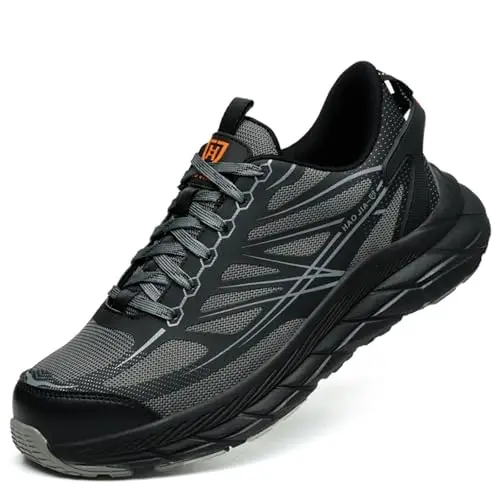 RUGNOR Scarpe Antinfortunistiche Uomo Donna Scarpe Antinfortunistica Leggere Comode Traspirante Scarpe da Lavoro